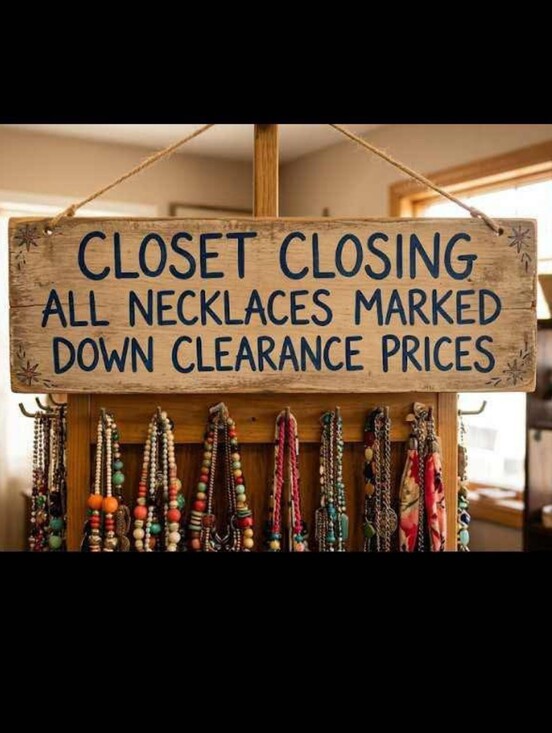 Other - Closet Is Closing All Necklaces Are Marked Down To Clearance Price